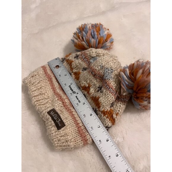 Matilda Jane adele Girls Winter Double-Pom Hat Size LG - Picture 3 of 8